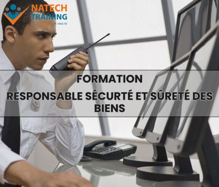 Responsable sécurité et sûreté des bien