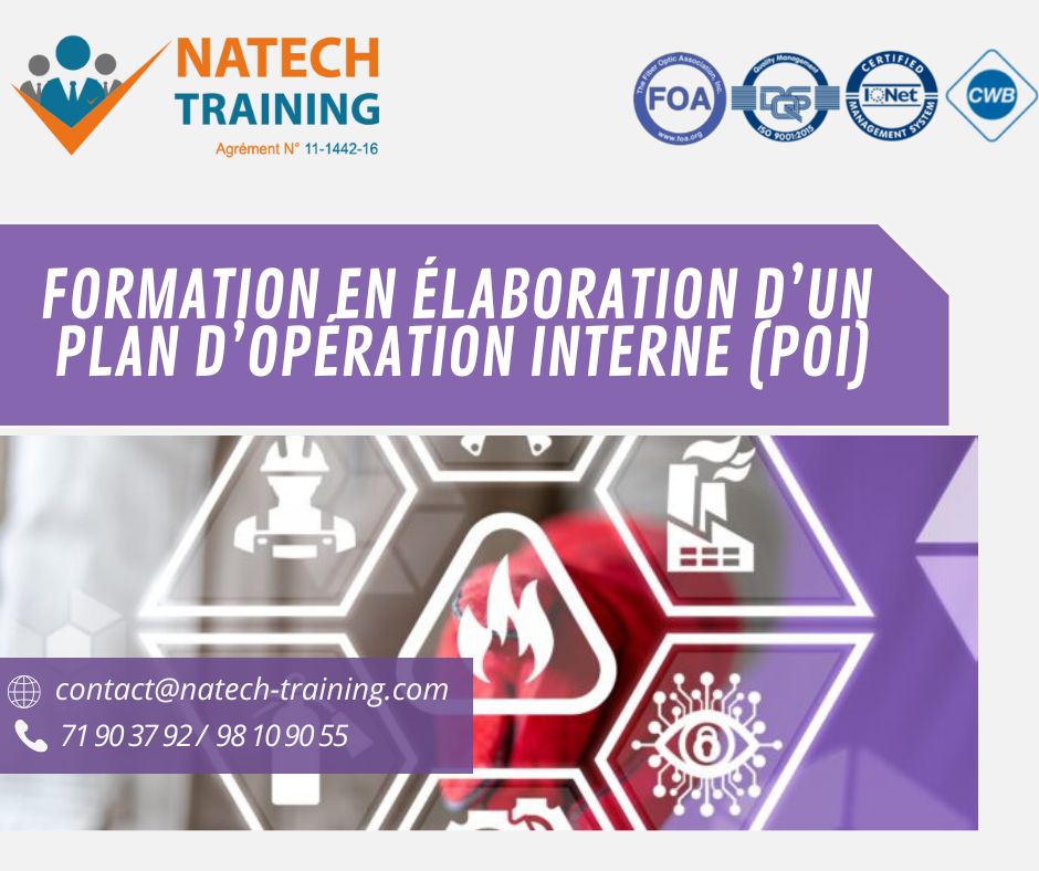 Formation en élaboration d'un plan d'opération interne