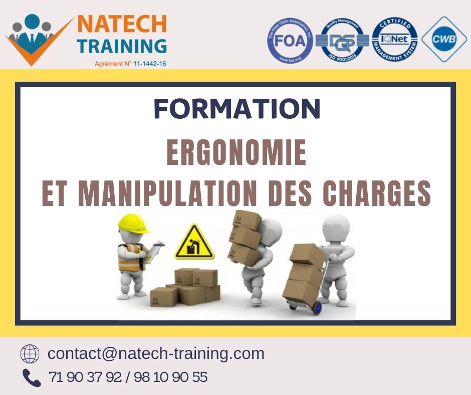 Formation en ergonomie et manipulation des charges