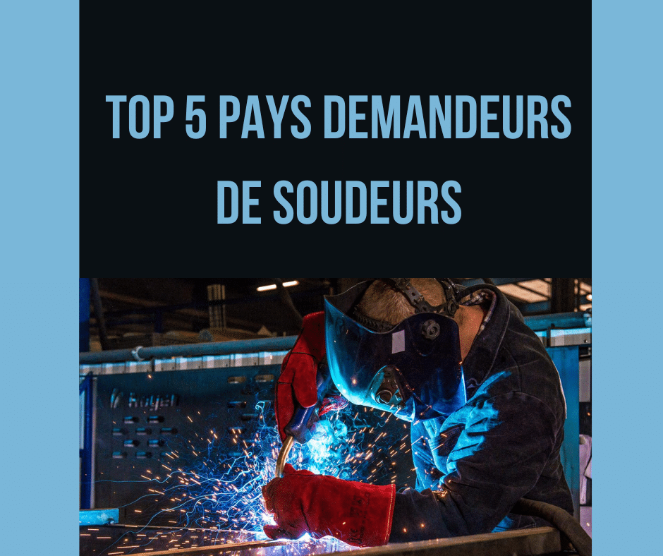 Top 5 pays demandeurs de soudeurs en 2024