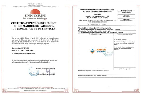 Notre Certificat INNORPI