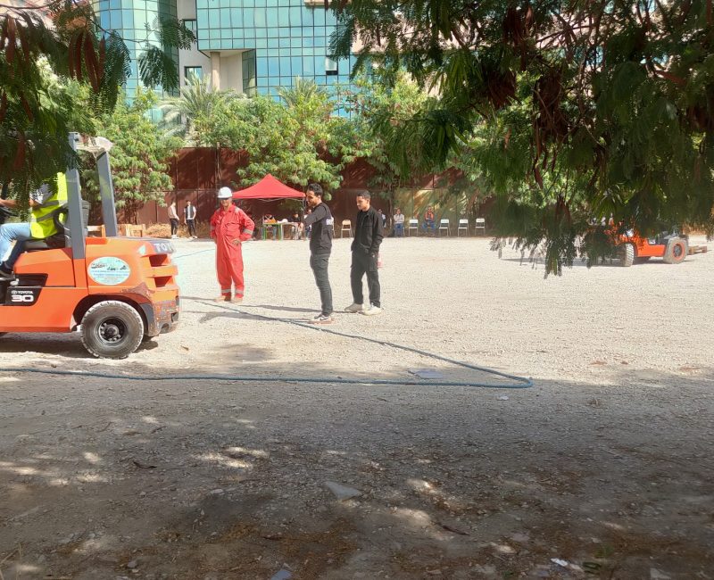 Formation en sécurité de conduite de chariot élévateur et manutention