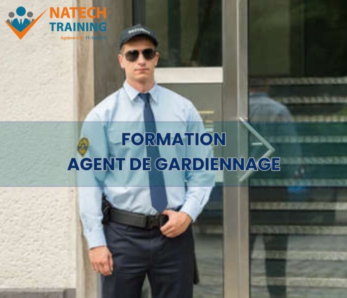 Formation en agent de gardiennage