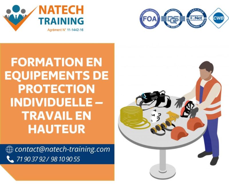 Formation en équipements de protection individuelle - Travail en hauteur