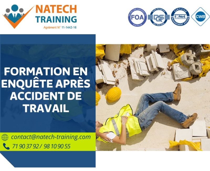 Formation en enquête après accident de travail