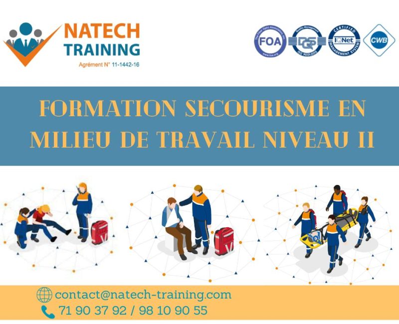 Formation en secourisme en milieu de travail niveau II